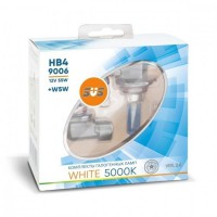 Автолампы 12V HB4/9006 55W  White 5000K (2шт+2шт W5W) SVS  Ver.2.0