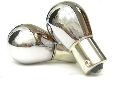 Автолампа  12V  PY21W (BAU15s) Silver Vision (блистер 2 шт) 12496SVB2 PHILIPS