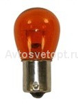 Автолампа  12V PY21W (BAU15s) жёлтая 17638 CP NARVA