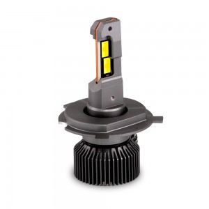 Светодиодные лампы MTF Light, серия MaxBeam Mini, H4/H19, 12V, 45W, 4500lm, 6000K, кулер, комплект.