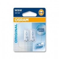 Автолампа  12V  W5W (W2.1*9.5d) (2825-02В) OSRAM