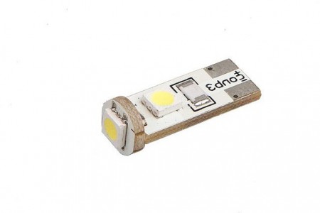 Светодиод Xenite CAN 307 обманка 12V T10 W2.1x9.5d 3SMD (комплект 2 шт)