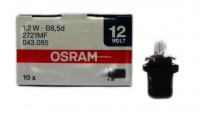 Автолампа  12V  1.2W панель приборов (синя-чёрный) (8,5d) 2721MF OSRAM