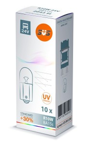 Автолампа 24V R10W (BA15s) SVS Автолампа 24V R10W (BA15s) SVS