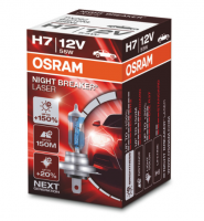 Автолампа  H7 12V 55W (PX26d)  Night Breaker Laser +150% (1 шт) 64210NL OSRAM