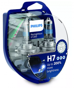 Автолампа H7 12V 55W (PX26d)  Racing Vision GT200 (2шт) 12972RGTS2 PHILIPS