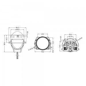 Светодиодные Bi-LED модули MTF Light DYNAMIC VISION Expert 12В, 45Вт, 5000К, 3 д-ма, комп. 2шт
