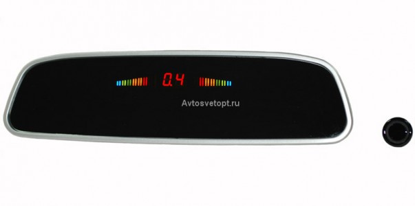 Парктроники SHO-ME Y-2651зеркало Silver-N04
