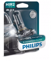 Автолампа HIR2 9012 12V 55W (PX22d) X-treme Vision Pro150% (блистер) 9012XVPB1 PHILIPS