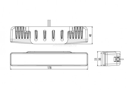 Светодиодные дневные ходовые огни серия "URBAN" 12V, 20W, 5500К (2 шт.) LDL180 MTF Light