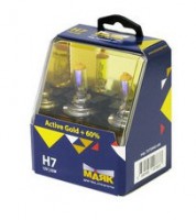 Автолампа H7 12V 55W (Px26d) Active Gold +60% (2 шт.) 72720AG+60 "Маяк"