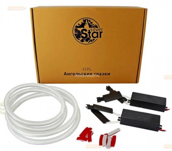 Ангельские глазки SVS ATLSCF TOYOTA COROLLA 01-04 белые (4шт.)