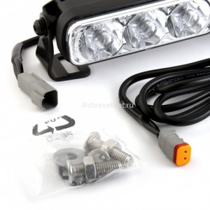 Фара дальнего света линейного типа MTF Light 12-24V, 19W, 2160лм, (2 секции)