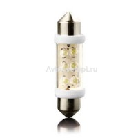 Светодиод 12V T11x39-S8.5(6LED)  C5W WHITE (белый) 900303 TM NORD YADA