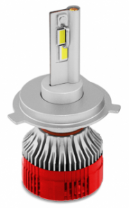 Светодиодные лампы MTF Light, серия MAX BEAM, H4, 24V, 45W, 4250lm, 6000K, кулер, комплект.
