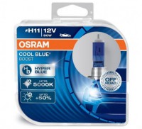 Автолампа H11 12V 80W (PGJ19-2) COOL BLUE BOOST 5000К  (DuoBox) 62211CBB_HCB OSRAM
