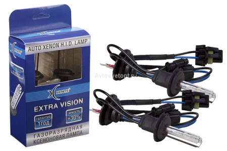 Лампа Xenite H7 (6000K) EXTRA VISION (комплект 2 шт) AC