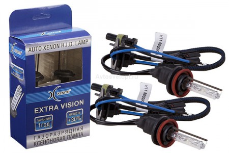Лампа Xenite H11 (4300K) EXTRA VISION (комплект 2 шт) AC