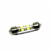 Светодиод 24V T11x31-S8.5 4SMD (size 2835 в стекл.колбе)  WHITE 907112 TM Nord YADA