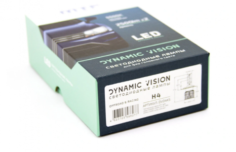 Светодиодные автолампы MTF Light серия DYNAMIC VISION LED, H4/H19, 28W, 2500lm, 5500K, ком-кт.